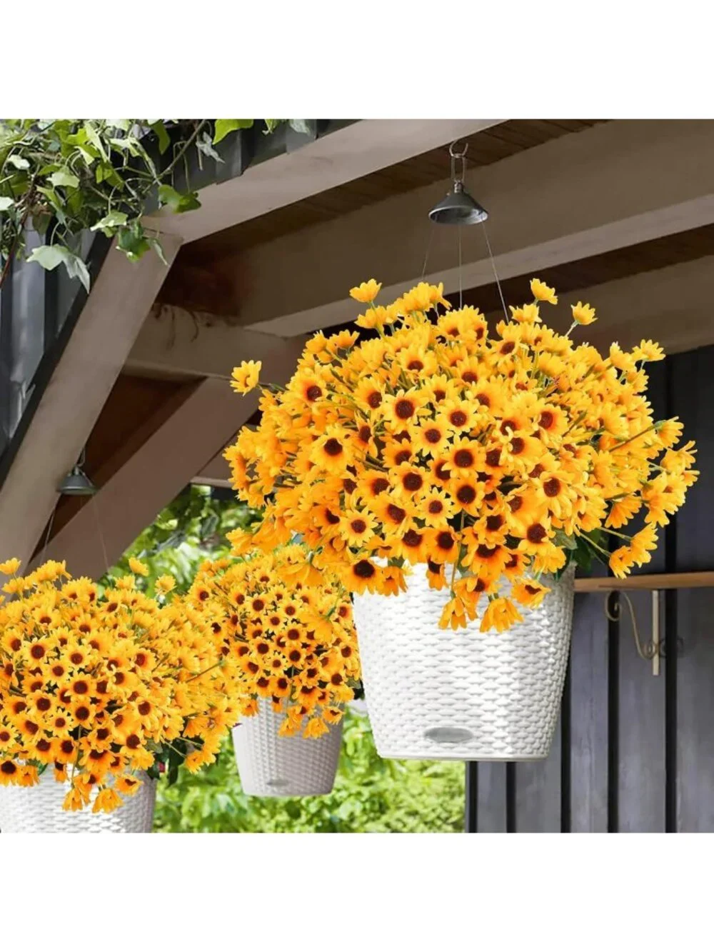 72 Bundles of Vibrant Sunflowers - Artificial Flowers for Outdoor Fall Decor